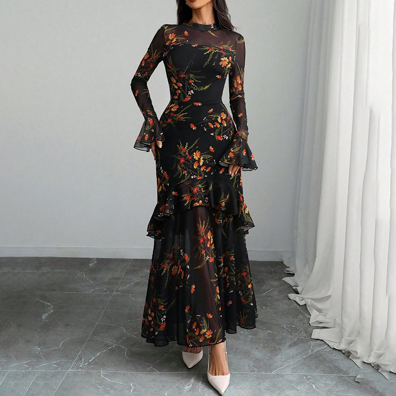 Boho Floral Maxi Dress - Image 10