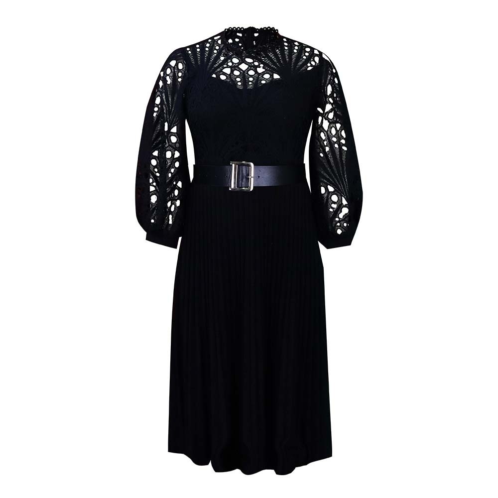 Elegant Lace Midi Dress for Women - Image 8