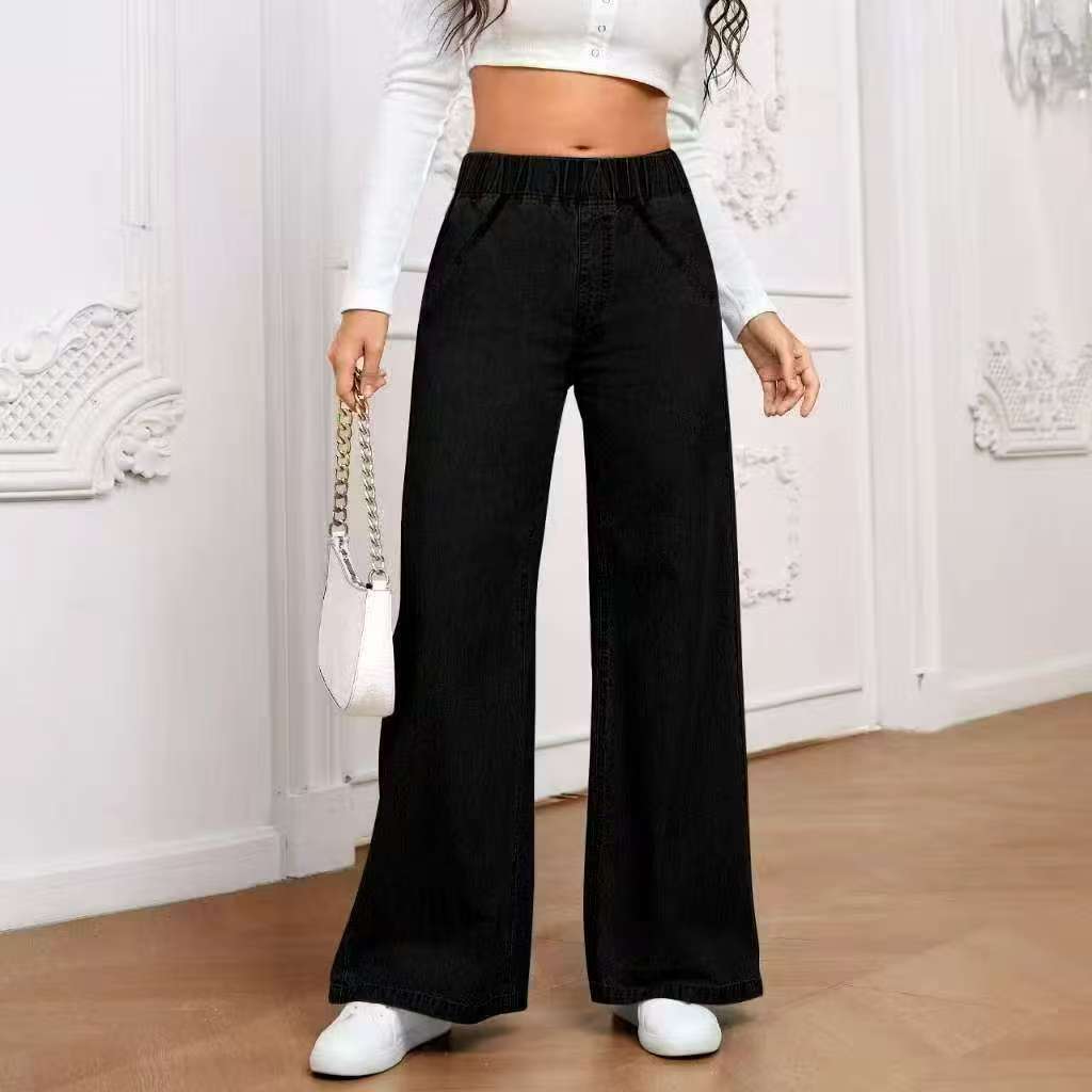 Plus Size Wide Leg Jeans - Image 8