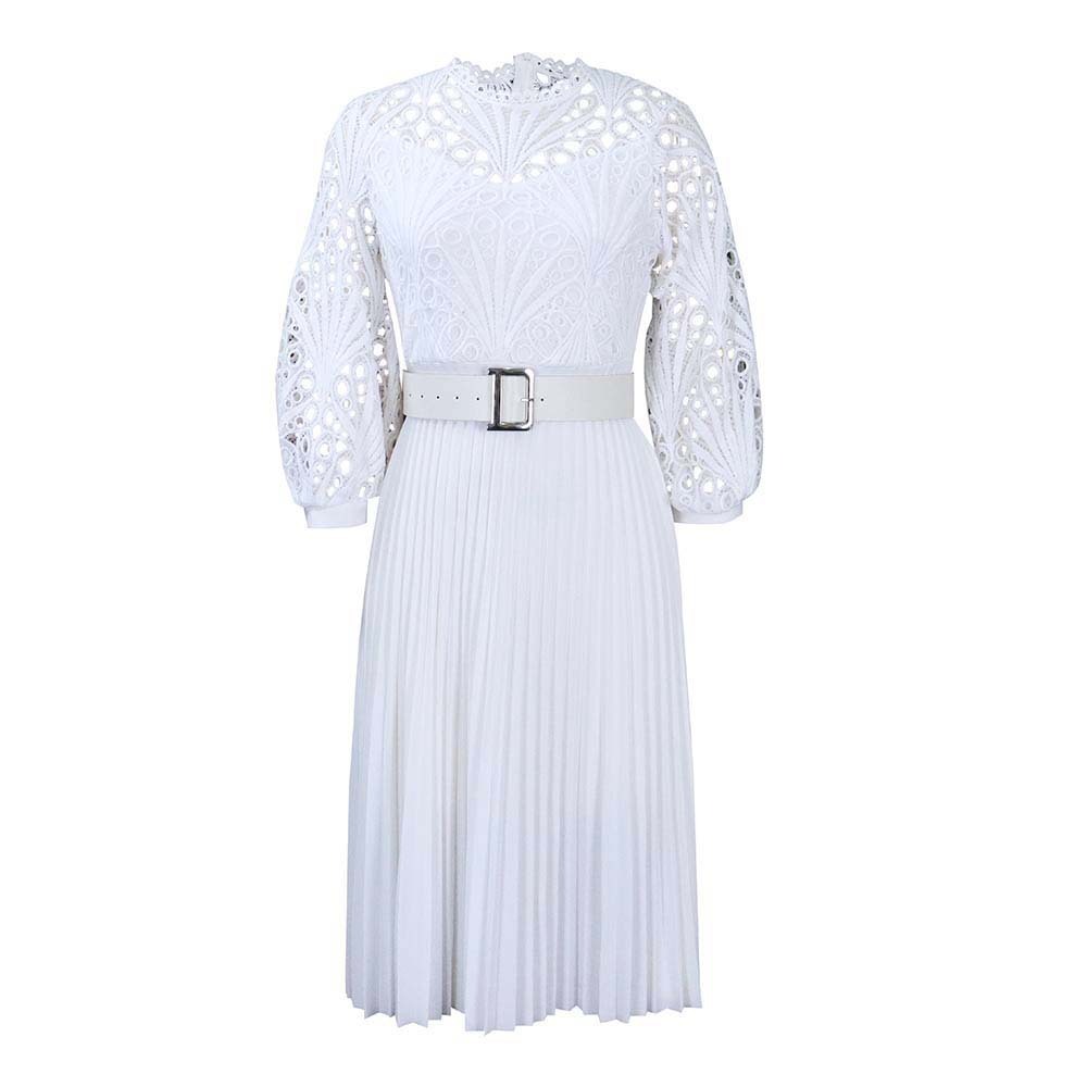 Elegant Lace Midi Dress for Women - Image 2