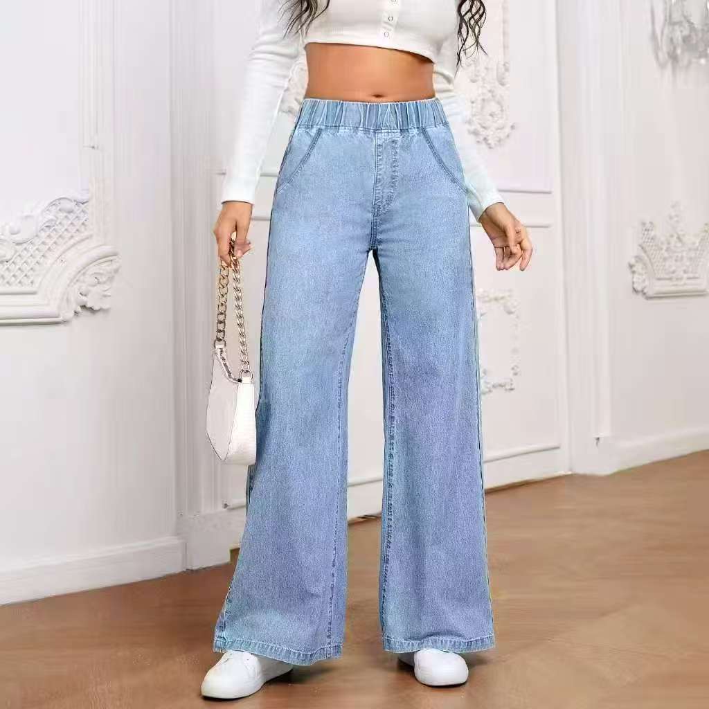 Plus Size Wide Leg Jeans - Image 2