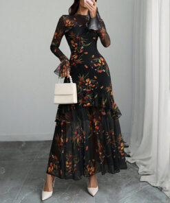 Boho Floral Maxi Dress