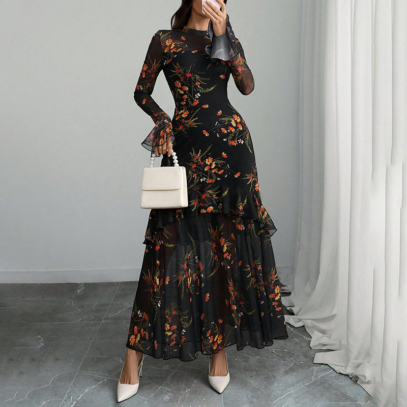 Boho Floral Maxi Dress