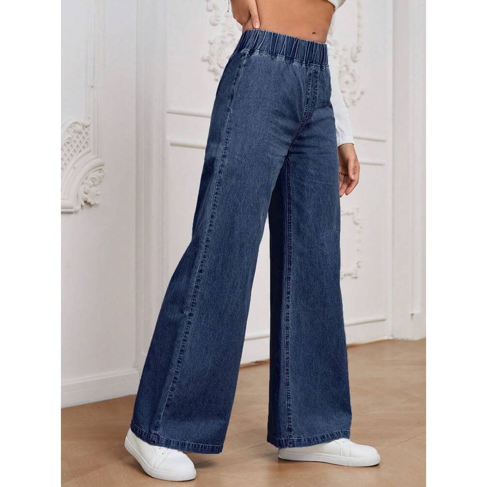 Plus Size Wide Leg Jeans - Image 7