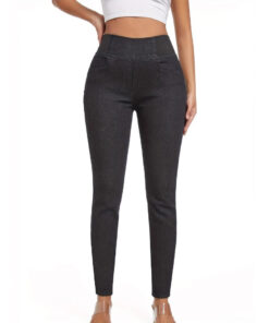 Cozy Fleece Slim-Fit Jeans