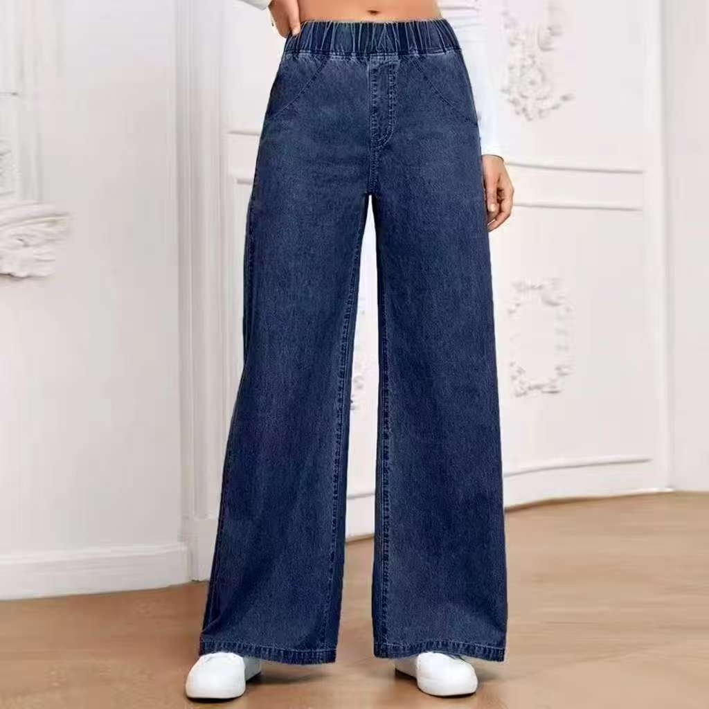 Plus Size Wide Leg Jeans - Image 6