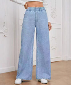 Plus Size Wide Leg Jeans