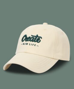 women’s cotton baseball cap embroidered letter