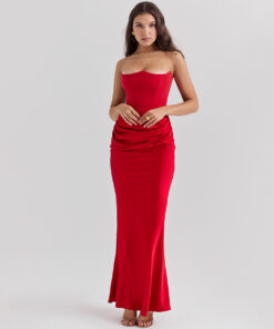 Sexy Tube Top Long Dress