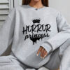 Women’s Long Sleeve Crewneck Sweatshirt with Pockets