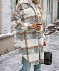 Alternative view of Arctic Luxe High-Waisted Faux Fur Coat – Effortless Winter Glamour